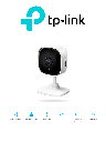 TP-LINK TAPO C100 - Cámara IP Inalambrica para Interior, 2 Megapixeles, Visión Nocturna 9 mts, Detección de movimiento,Microfono y Bocina integrados, Lente fijo 3.3mm, Notificaciones Push, Ranura para tarjetas Micro SD, WiFi 2.4GHz