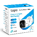 TP-LINK TAPO C320WS - Cámara IP WiFi tipo Bullet 4 Megapixeles/ Para Exterior/ Resolución de 2K/ Visión Nocturna/ Notificación Push/ Ranura para Micro SD/ Compatible con Google Assitant y Alexa