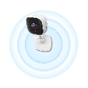 TP-LINK TAPO C110 - Cámara IP WiFi tipo Bullet/ Para Interior/ Resolución de 3 Megapixeles/ Visión Nocturna/ Notificación Push/ Ranura para Micro SD