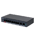 DAHUA DH-CS4010-8GT-110 Switch Poe de 10 Puertos Gigabit/ 8 Puertos PoE/ 2 Puertos Uplink 10/100/1000/ 110 Watts Totales/ Switching 20 Gbps/ Tasa de Reenvio de Paquetes 14.88 Mbps/ PoE Watchdog/ Plataforma DoLynk Care/ #LoNuevo