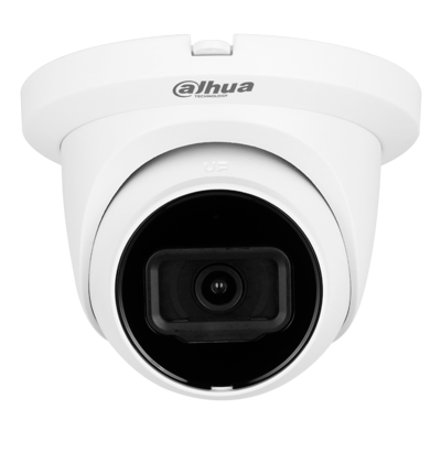 DAHUA DH-IPC-HDW2841TM-S Cámara IP WizSense de 8 MP/ H.265+/ Protección Perimetral/ WDR/ HLC/ BLC/ LED IR de 30 m/ Lente de 2.8mm/ 106°/ Ranura Micro SD/ Micrófono/ PoE/ IP67/ SMD Plus/ #LoNuevo