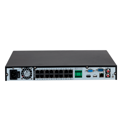 DAHUA DHI-NVR4216-16P-4KS3 NVR de 8 Megapixeles/ 4k/ 16 Canales IP/ 16 Puertos PoE/ Rendimiento de 160 Mbps/ Smart H.265+/ 2 Bahias de Discos Duros/ Salidas de Video HDMI&VGA/ 4&2 E&S de Alarmas/ Soporta Camaras WizSense/ H.265+/ 4 canales SMD Plus