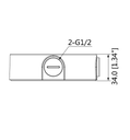 DAHUA PFA136 - Caja de conexiones para camaras domo DAHUA 