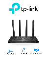 TP-LINK Archer AX12 - Ruteador WiFi 6 AX 1500Mbps/ 1 Puerto WAN RJ45 Gigabit Ethernet/ 3 Puertos LAN RJ45 Gigabit Ethernet/ MU-MIMO y OFDMA/ 4 Antenas Beamforming