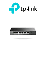 TP-LINK TL-SF1006P - Switch PoE No Administrable/ 6 Puertos Fast Ethernet/ 4 Puertos PoE AF & AT/ Suministro PoE Hasta 67W/ Modo Extendido hasta 250m de Conexión