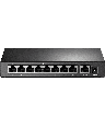 TP-LINK TL-SF1009P - Switch PoE No Administrable/ 9 Puertos Fast Ethernet/ 8 Puertos PoE AF & AT/ Presupuesto PoE de hasta 65W/ Modo Extendido hasta 250m de Conexión
