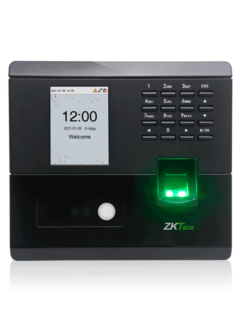 ZKTECO MB10VL- Control de Asistencia y Acceso simple / 500 huellas / 100 rostros Luz Visible / 50000 eventos / TCPIP #LicenciaBT #favoritos