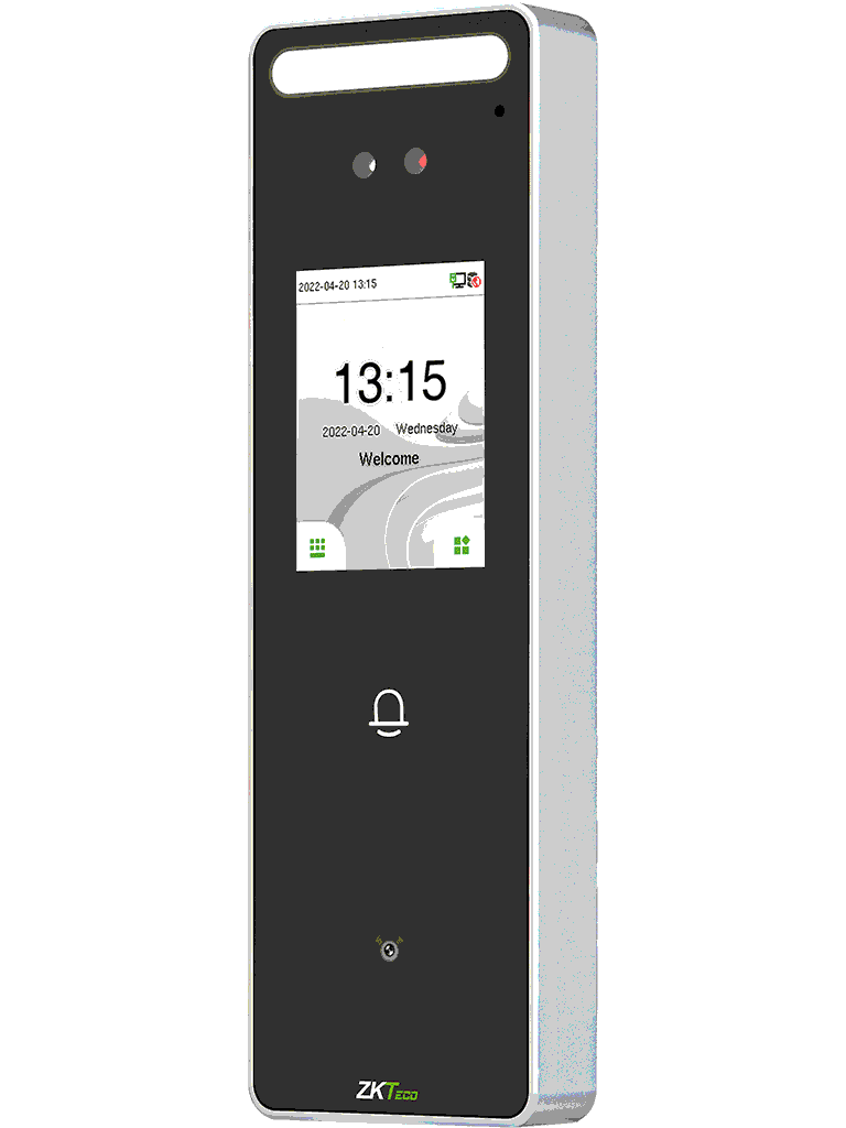 ZKTECO SpeedFaceV3LQR - Control de Acceso y Asistencia Facial Visible Light / 500 rostros / 3,000 QR