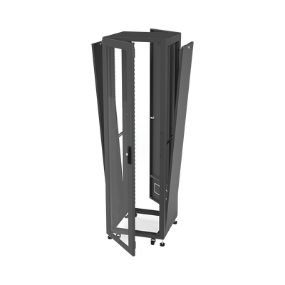 Gabinete para Telecomunicaciones Rack Estándar de 19", 42UR, 600 mm Ancho x 600 mm Profundidad. Fabricado en Acero.