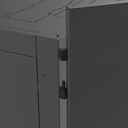 Gabinete para Telecomunicaciones Rack Estándar de 19", 42UR, 600 mm Ancho x 600 mm Profundidad. Fabricado en Acero.