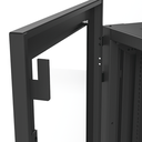 Gabinete para Telecomunicaciones Rack Estándar de 19", 42UR, 600 mm Ancho x 600 mm Profundidad. Fabricado en Acero.
