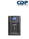 CDP UPO11-1 AX- UPS Online de 1 KVA/ 1000Watts/ 4 Terminales de las cuales 2 son programables/ Pantalla LCD/ Entrada para banco de baterías/ Respaldo 6 minutos carga completa 