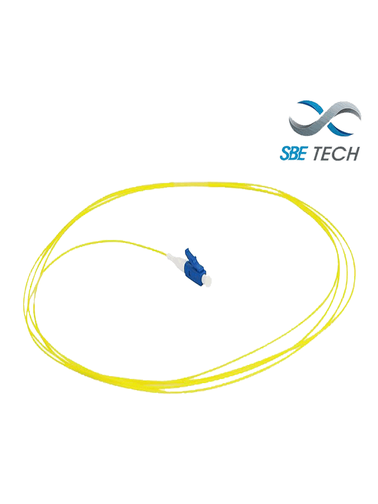 SBETECH - Pigtail LC MONOMODO 9/125 simplex 3 metros UPC
