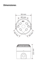BOSCH F_FNS320SRD - Flash rojo para montaje en superficie