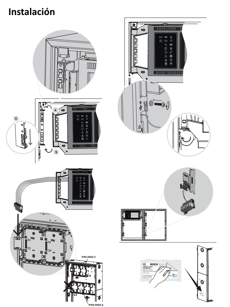 BOSCH F_FPA2000PWM- PANEL AVENAR 2000 KIT CON LICENCIA PREMIUM MONTAJE EN MURO