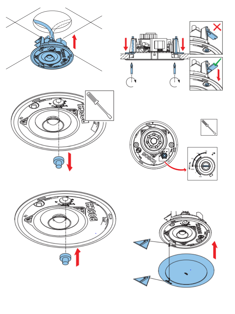 BOSCH M_LC4UC24E- ALTAVOZ DE TECHO 24W/ REJILLAS DE ABS/ COLOR BLANCO