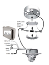 BOSCH V_ NIN73013A3AS - Cámara IP domo /  720p / Lente de 3 a 9  mm / Analíticos integrados