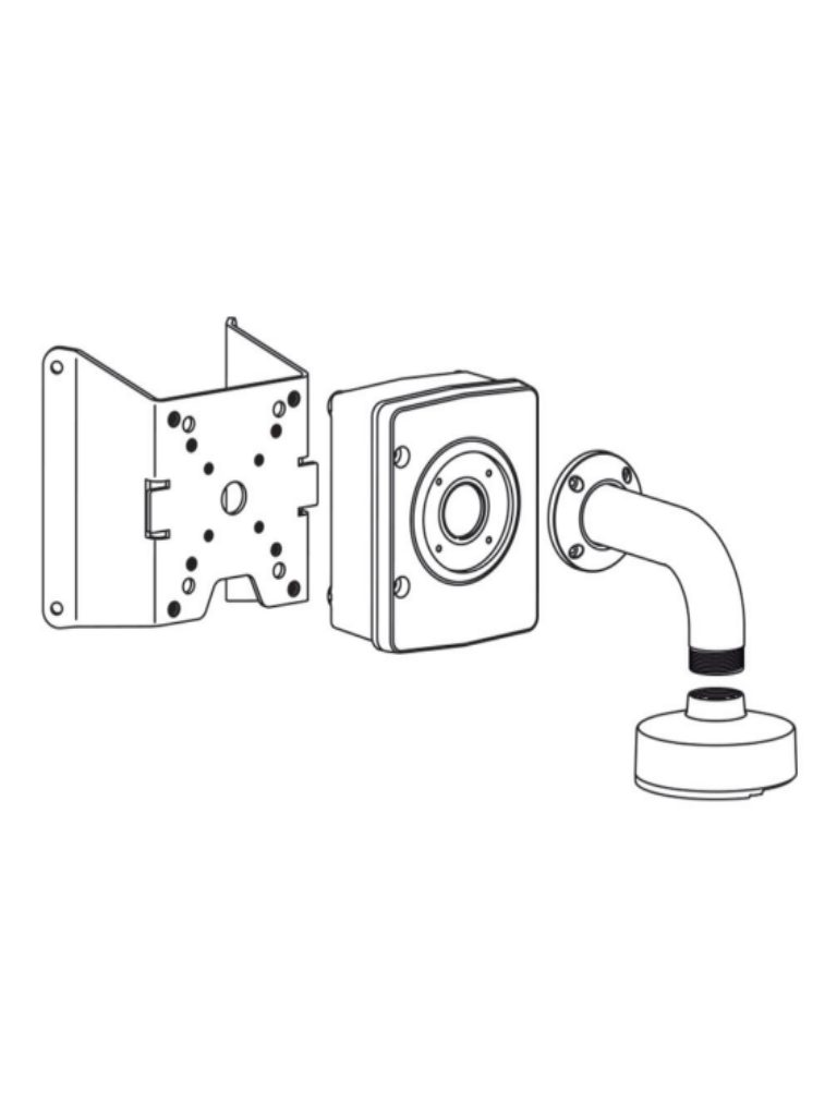 BOSCH V_NDAUPMAL - Adaptador de montaje en poste