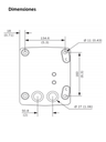BOSCH V_NDAUWMP - Placa para montaje en pared / IP66 / Color blanco