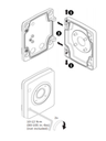 BOSCH V_NDAUWMP - Placa para montaje en pared / IP66 / Color blanco