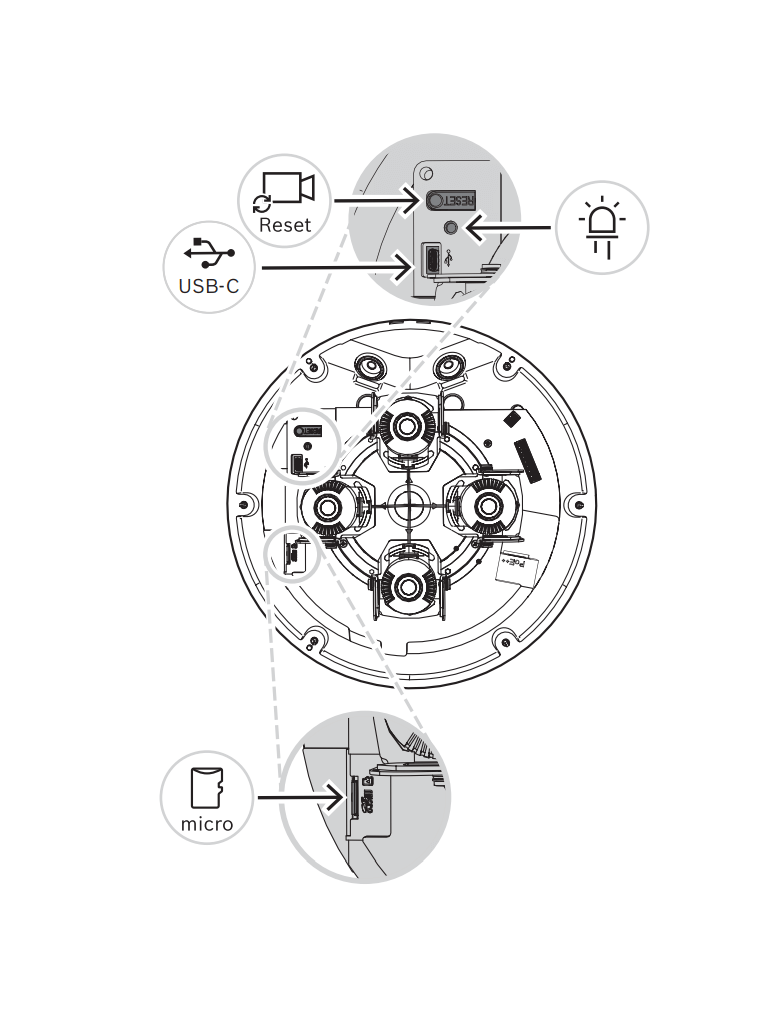BOSCH V_NDM7703AL- FLEXIDOME multi 7000i IR/ Domo fijo, 20MP IP66 IR 3,7-7,7mm