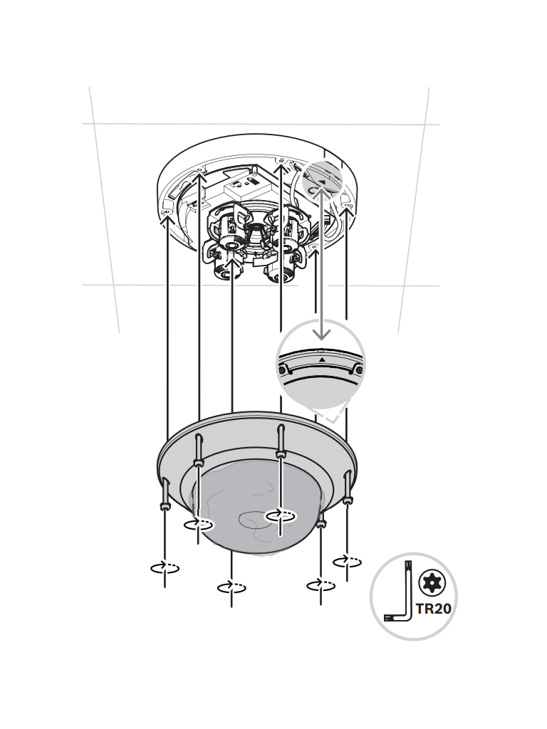 BOSCH V_NDM7703AL- FLEXIDOME multi 7000i IR/ Domo fijo, 20MP IP66 IR 3,7-7,7mm