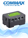 COMMAX CMD404FU - Distribuidor de piso para monitores CMV43A para solución de apartamentos/ Comunicación con departamentos y la estación de Guardia/ Requiere de fuente de 24VDC modelo RF2A/ #Modum Complejo