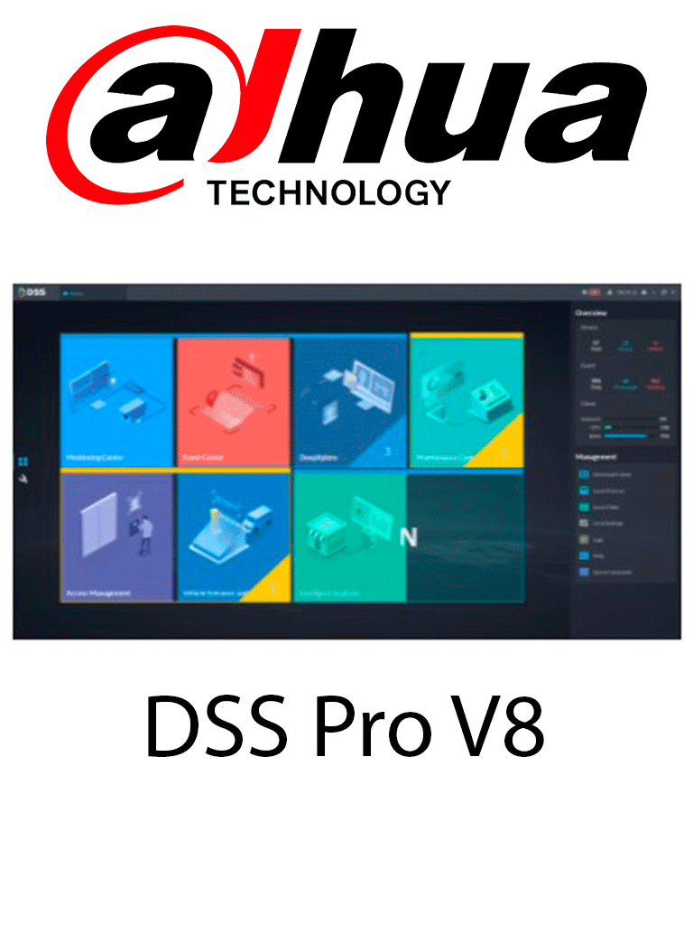 DAHUA DHI-DSSPro8-Door-Channel-License - 1 licencia de control de acceso para DSS Professional V8