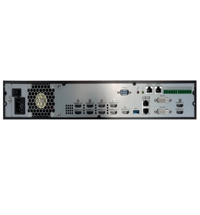 DAHUA NVD0905DH4I4K- DECODOFICADOR DE VIDEO ULTRA HD (4K)/ H265+/ H265/ H264/ MJPEG/ 9 SALIDAS HDMI/ A&S ALARMA/ 