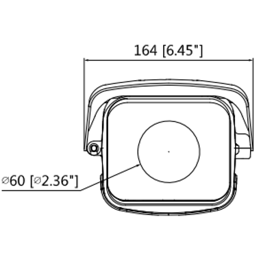 DAHUA PFH610V-H-POE- Housing para Exterior Antivandalico/ Compatible con Camaras Profesionales/ 14 pulgadas/IP67/ IK10/ PoE+/ Requiere soporte: PFA162/ #Proyectos 