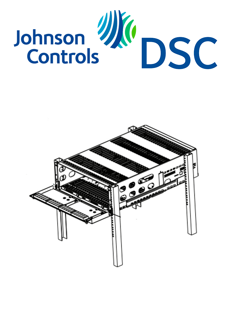 DSC SGMLRF5 Chasis Metálico para montaje de tarjetas para System V 