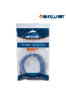 INTELLINET 319775 - Cable patch / 3.0 metros (10.0f) / Cat 5e / UTP Azul / patch cord