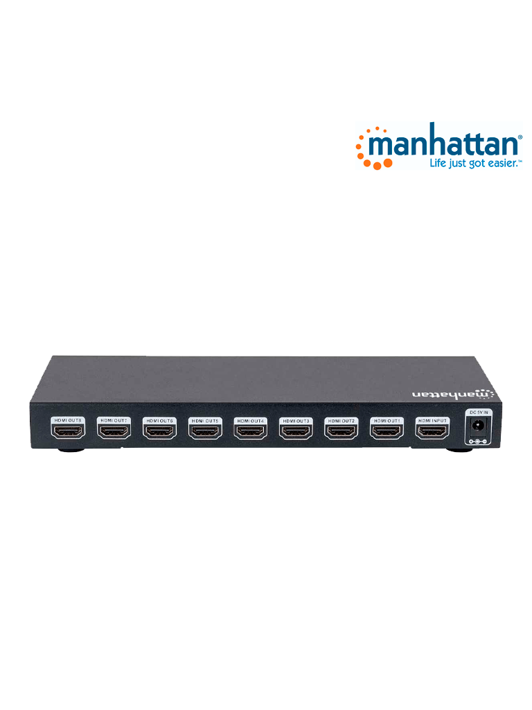 MANHATTAN 207560 - Video Splitter / HDMI / 4k@30Hz / 1 in:8 out