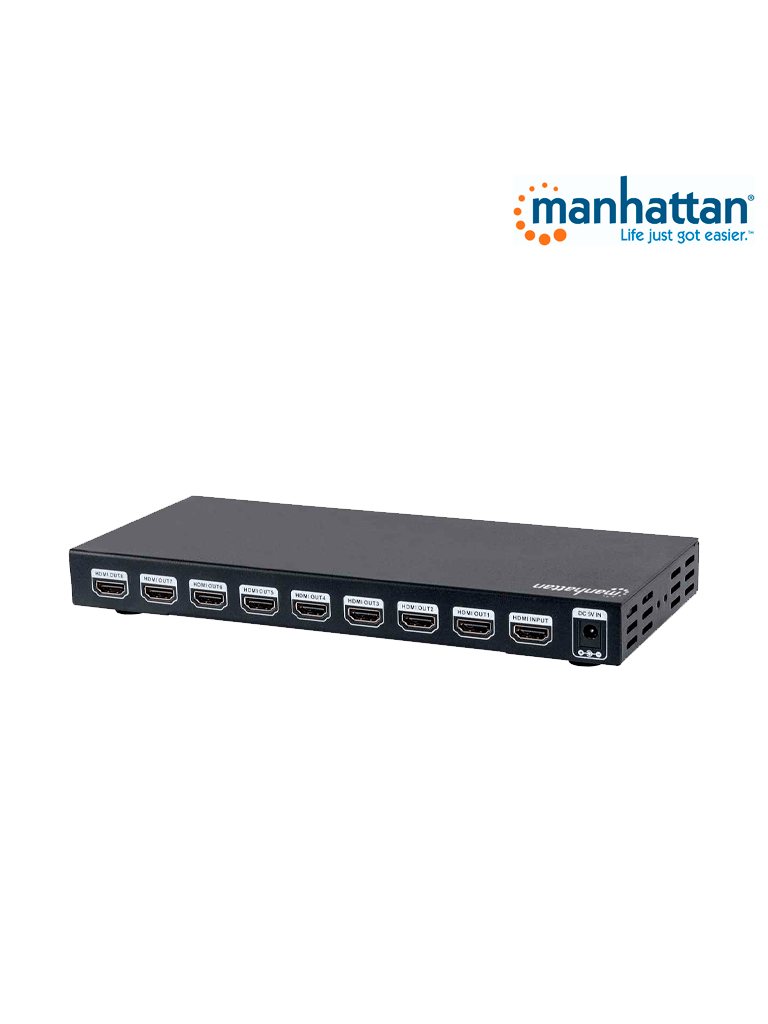 MANHATTAN 207560 - Video Splitter / HDMI / 4k@30Hz / 1 in:8 out