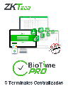ZKTECO BIOTIMEPROSTARTER- Licencia de Asistencia Vitalicia / Versión WEB / Para 5 Terminales Centralizadas / 500 Empleados / 1 Punto para App / 1 Multicompañia 