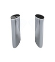 ZKTECO FBL5022 - Barrera Peatonal de Alto Flujo / Acero SUS304 y Cristal Templado / Aleta de Acrílico / Carril 60 cm / Exterior Protegido / 30 a 40 Personas X Min / 2 Millones de Ciclos / Incluye Panel INBIO260 PULL y Lectores FR1200 ID