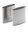 ZKTECO FBL5022 - Barrera Peatonal de Alto Flujo / Acero SUS304 y Cristal Templado / Aleta de Acrílico / Carril 60 cm / Exterior Protegido / 30 a 40 Personas X Min / 2 Millones de Ciclos / Incluye Panel INBIO260 PULL y Lectores FR1200 ID
