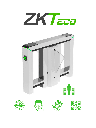ZKTECO MARSF1200 - Barrera Peatonal Tipo Flap Bidireccional / Acero inoxidable SUS304 / Protección IP34 / 110V / 30 x min / 40 cm x carril / Exterior Protegido / 3 millones de ciclos / Aleta de Acrílico / No cuenta con Lectores y Panel