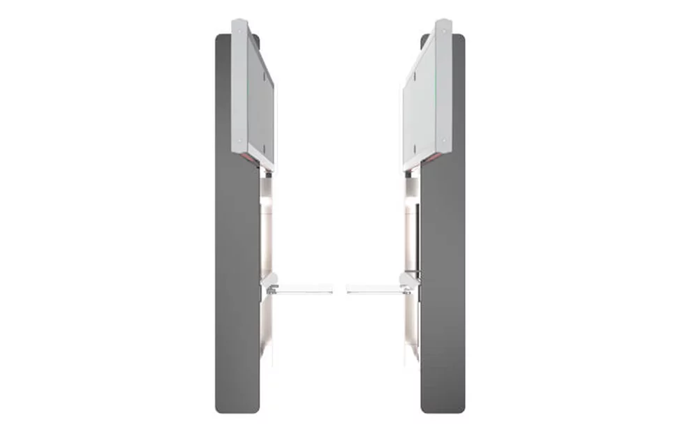ZKTECO MST150 PRO - Barrera Peatonal Abatible con Detector de Metales Integrado/ 