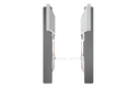 ZKTECO MST150 PRO - Barrera Peatonal Abatible con Detector de Metales Integrado/ 