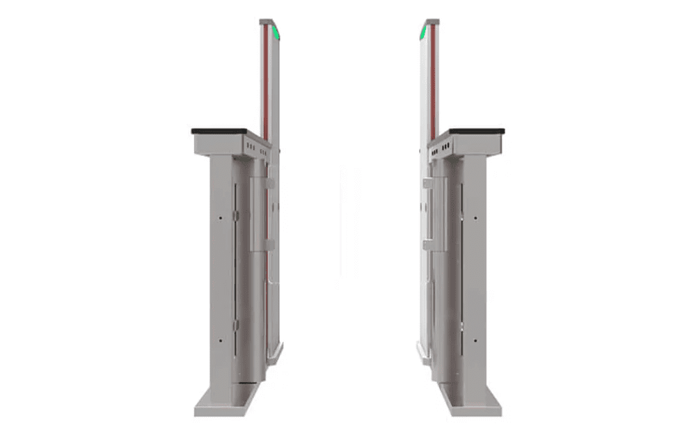 ZKTECO MST150 PRO - Barrera Peatonal Abatible con Detector de Metales Integrado/ 
