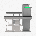 ZKTECO MST150 PRO - Barrera Peatonal Abatible con Detector de Metales Integrado/ 