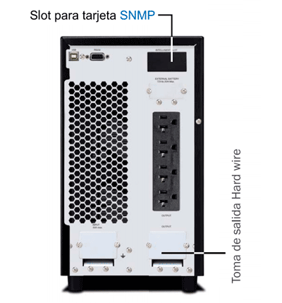 CDP UPO 11-3 - UPS online 3 KVA / 2700  Watts / 4 Terminales de salida / Baterías 12V / 9AH X 6 / Respaldo 4 MIN carga completa/REQUIERE CLAVJA O ADAPTADOR NEMA 5-20R 