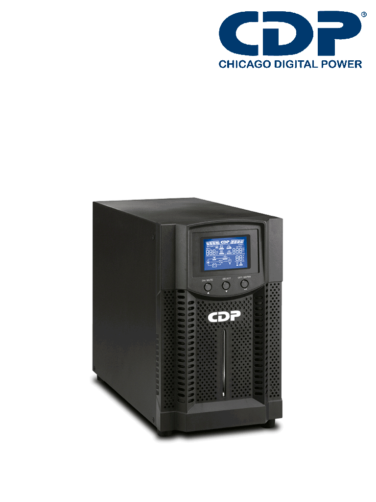 CDP UPO 11-3 - UPS online 3 KVA / 2700  Watts / 4 Terminales de salida / Baterías 12V / 9AH X 6 / Respaldo 4 MIN carga completa/REQUIERE CLAVJA O ADAPTADOR NEMA 5-20R 