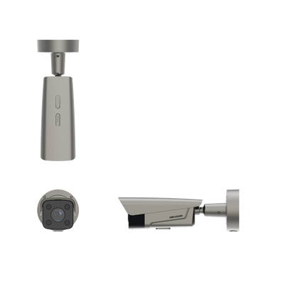 Cámara IP 4 Megapixel ANPR para Control de Acceso / Lente Mot. 2.8 mm - 12 mm / Reconocimiento y Captura de Placas Vehiculares / IP67 / IK10 / PoE 
