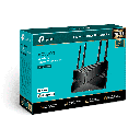 TP-LINK Archer AX53 - Ruteador WiFi 6 AX 3000Mbps/ 1 Puerto WAN RJ45 Gigabit Ethernet/ 4 Puertos LAN RJ45 Gigabit Ethernet/ MU-MIMO y OFDMA/ 4 Antenas Beamforming