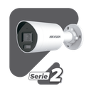 Bala IP 2 Megapixel / Lente 2.8 mm / 40 mts IR EXIR / Exterior IP67 / WDR 120 dB / PoE / Micrófono Integrado / ACUSENSE (Evita Falsas Alarmas) / Micro SD / ONVIF