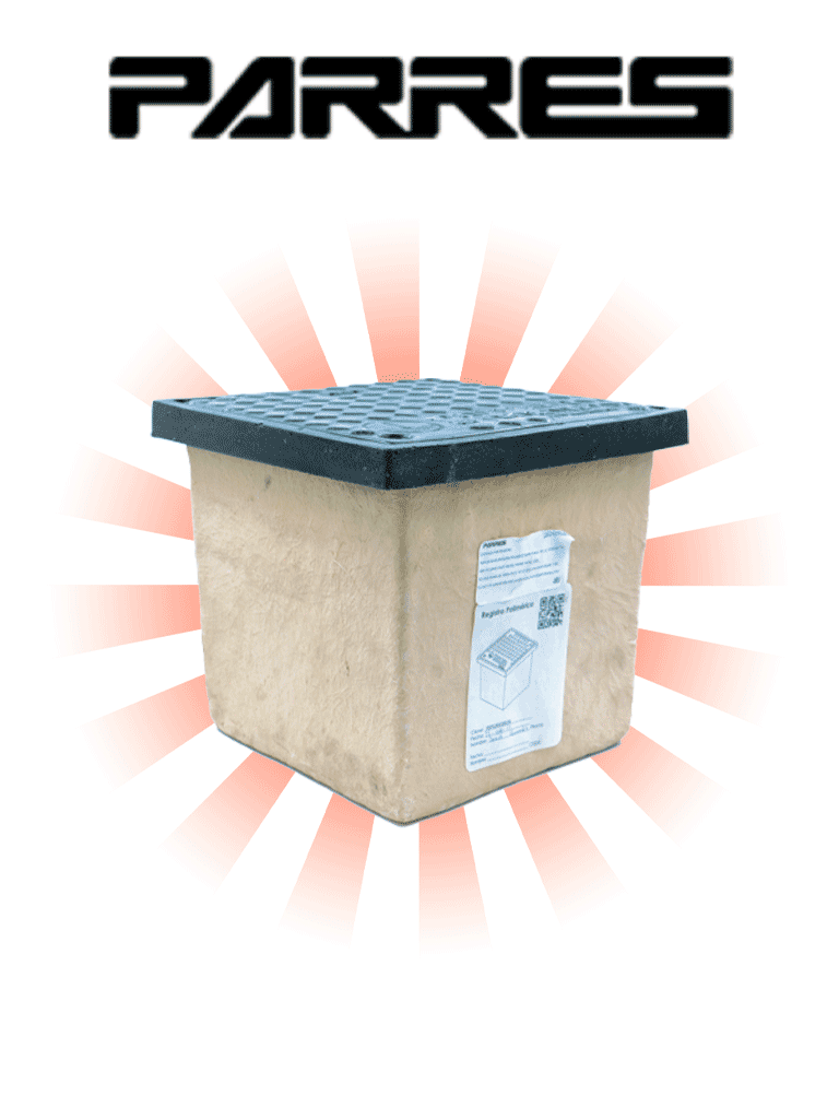 PARRES RSPG30X30X30 Registro polimérico serie POWER GROUND 30X30X30 / SOBREPEDIDO/