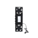 Kit de 2 Ventiladores (12 x 12 cm) con 3 Tomas de Corriente 110 Vca/50 Hz con Clavija.