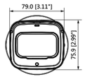 DAHUA IPC-HFW5442TN-SE-0280B - Cámara IP Bullet Resolución de 4 MP/ Lente 2.8 mm/ ∢ 113°/ IR 50 mts/ IA WizMind/ Detección Facial/ Protección Perimetral/ Conteo de Personas/ Starlight/ PoE/ WDR 140dB/ H.265/ IP67/ IK10/ 